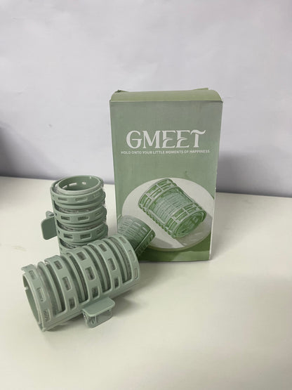 GMEET 6cm Non-Electric Hair Rollers - Heat-Free Self-Grip Curling Tools