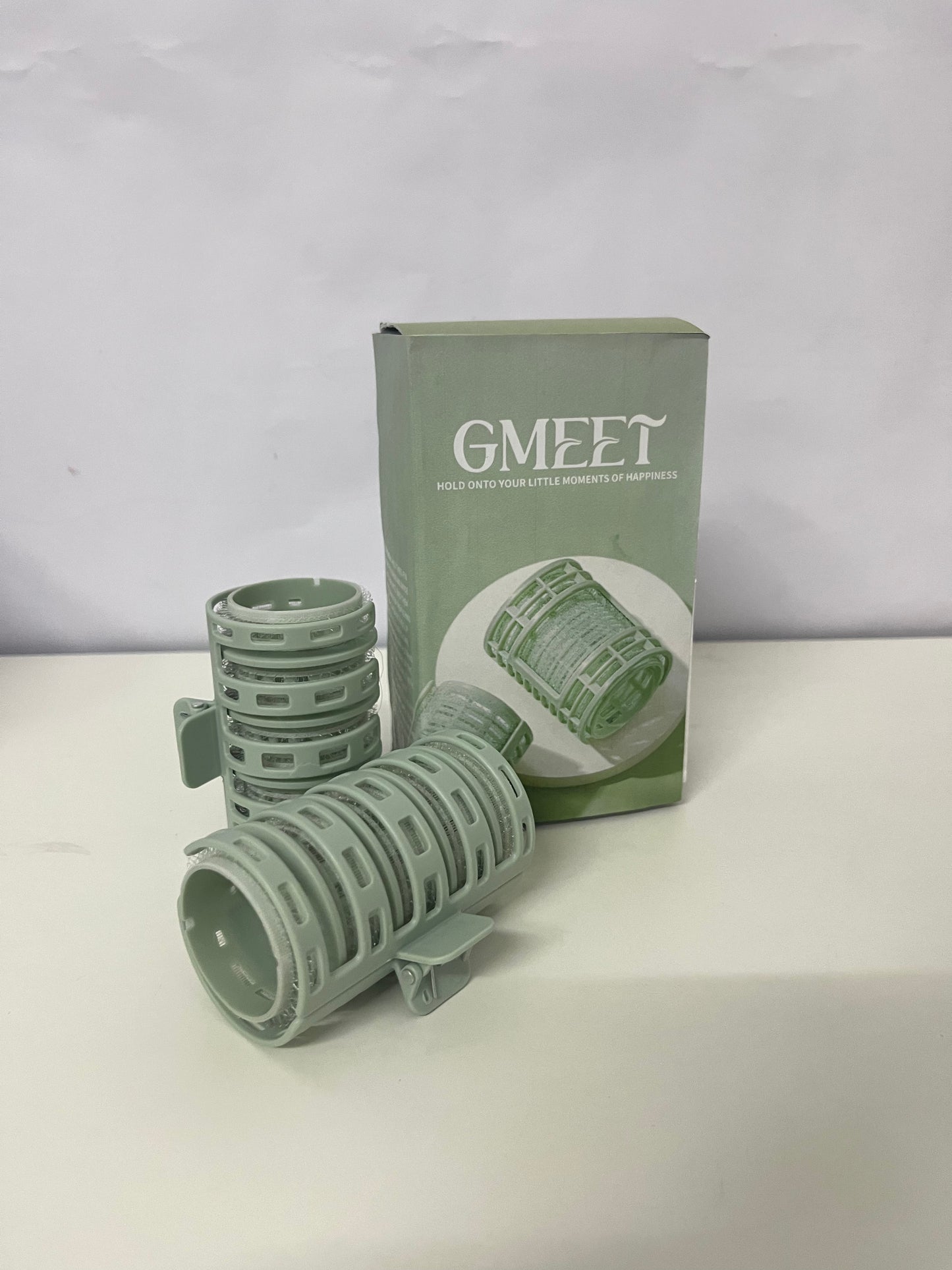 GMEET 6cm Non-Electric Hair Rollers - Heat-Free Self-Grip Curling Tools