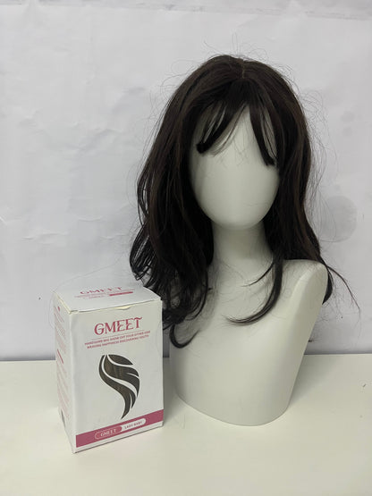 GMEET Long Wavy Wig - Lace Front Synthetic Hairpiece