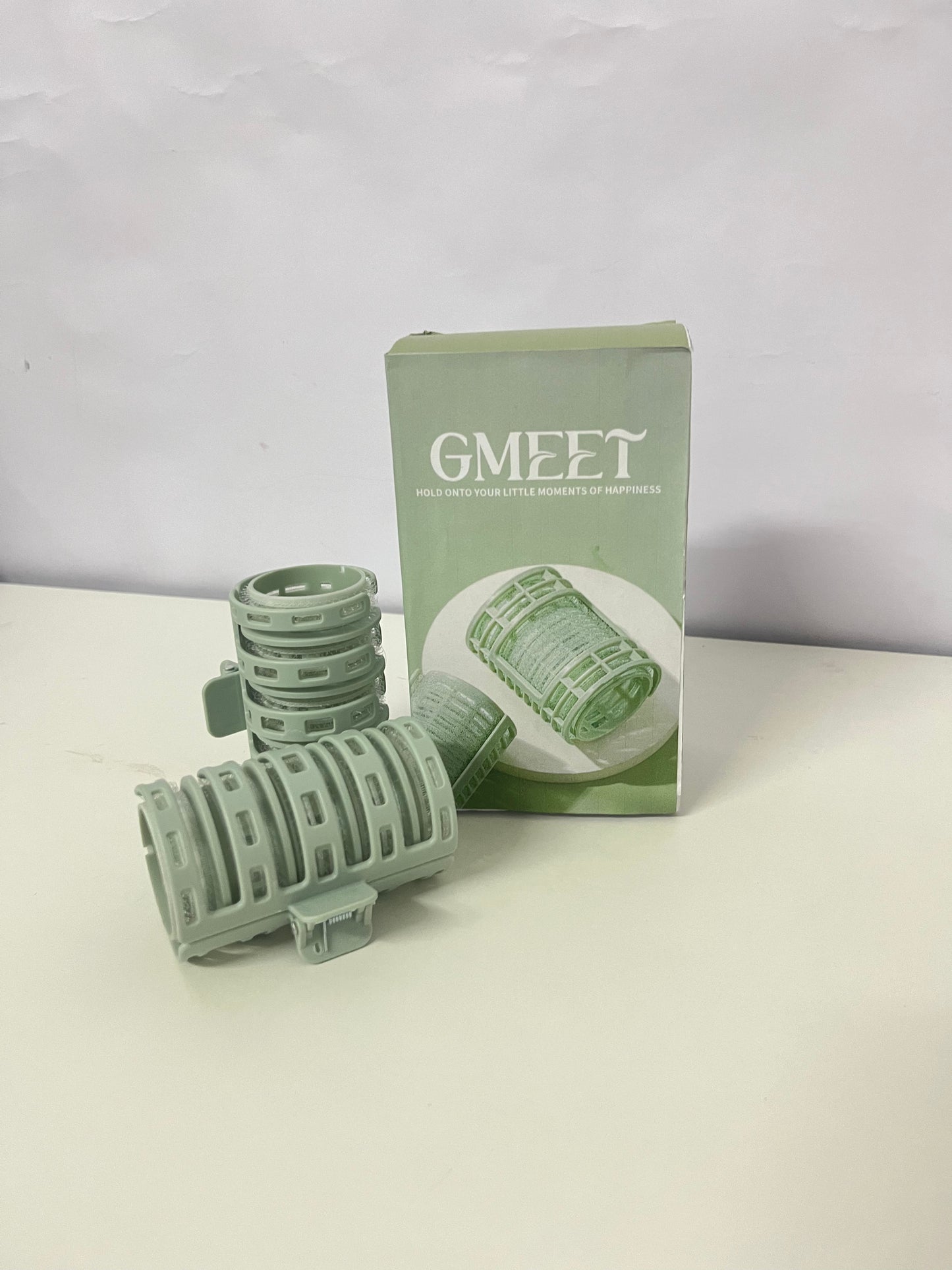 GMEET 6cm Non-Electric Hair Rollers - Heat-Free Self-Grip Curling Tools
