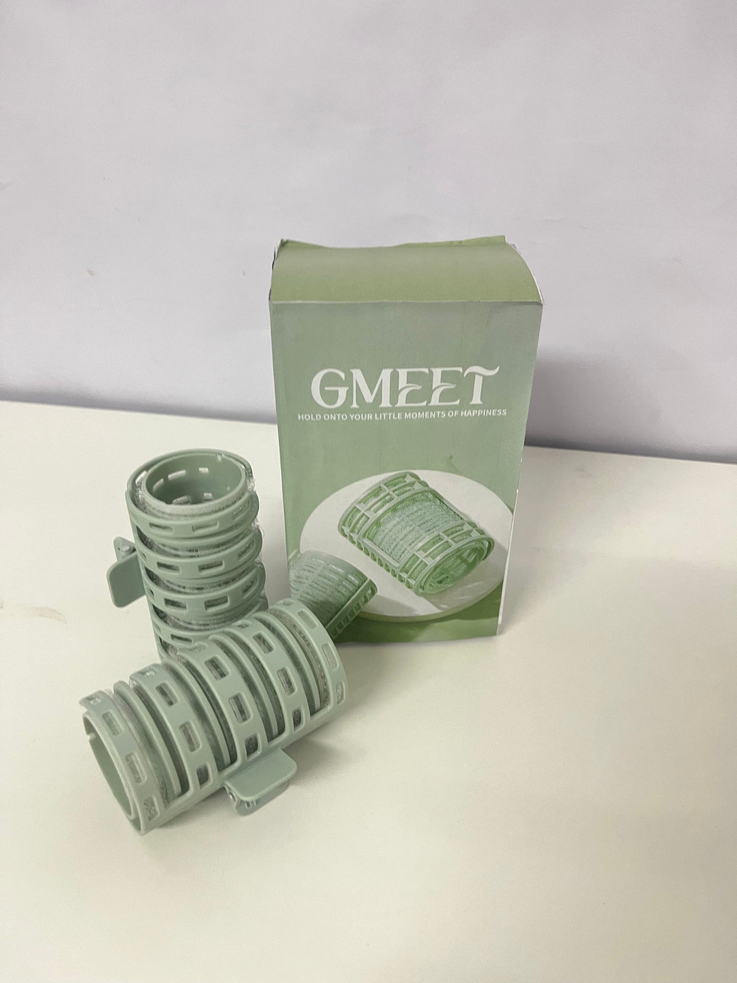 GMEET 6cm Non-Electric Hair Rollers - Heat-Free Self-Grip Curling Tools