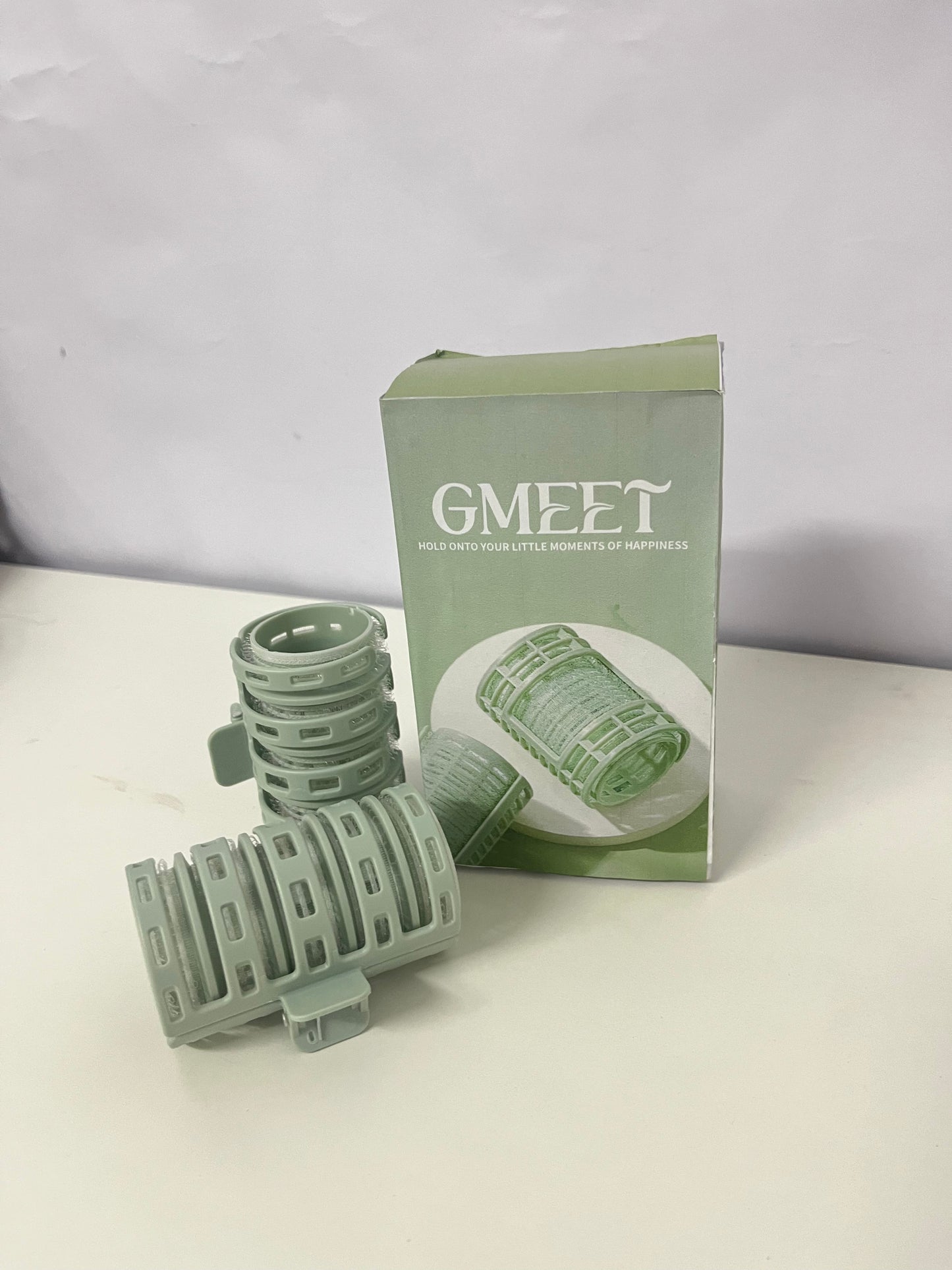 GMEET 6cm Non-Electric Hair Rollers - Heat-Free Self-Grip Curling Tools