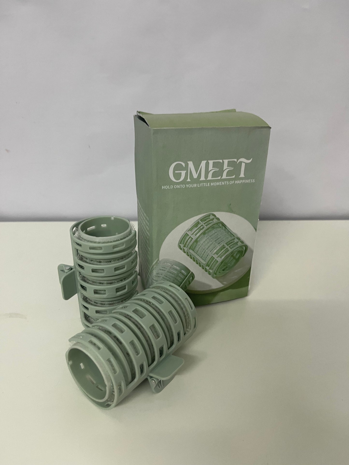 GMEET 6cm Non-Electric Hair Rollers - Heat-Free Self-Grip Curling Tools