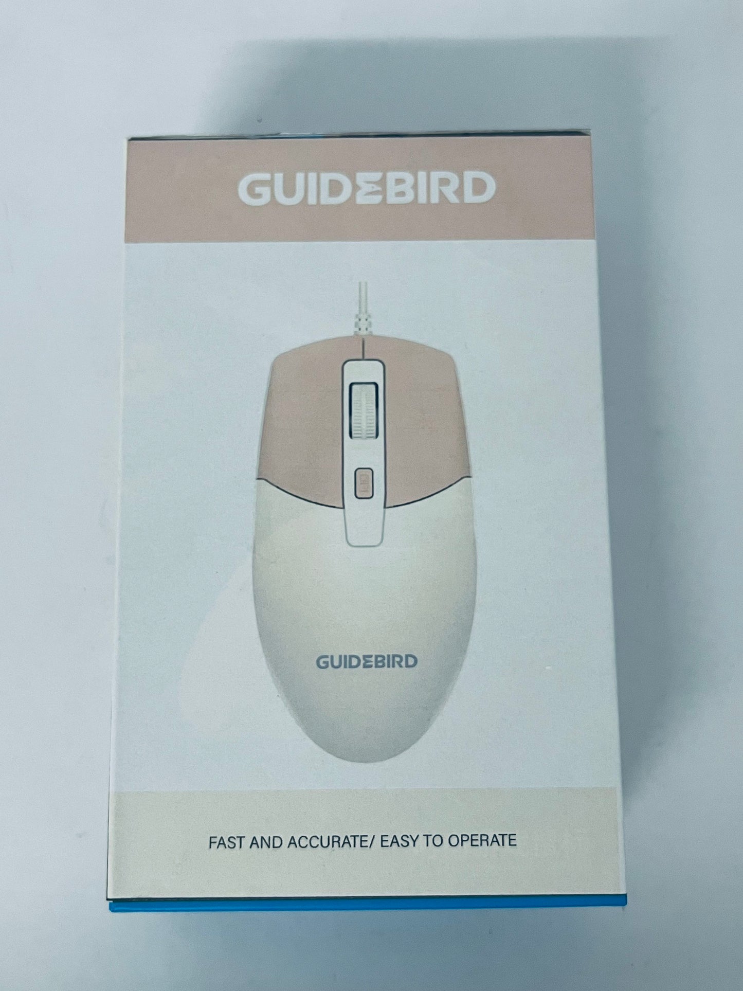 GUIDEBIRD High Precise Wire Computer Ergonomic Comfort USB Wire for Long Hours of Use Quiet Clicks Opticals