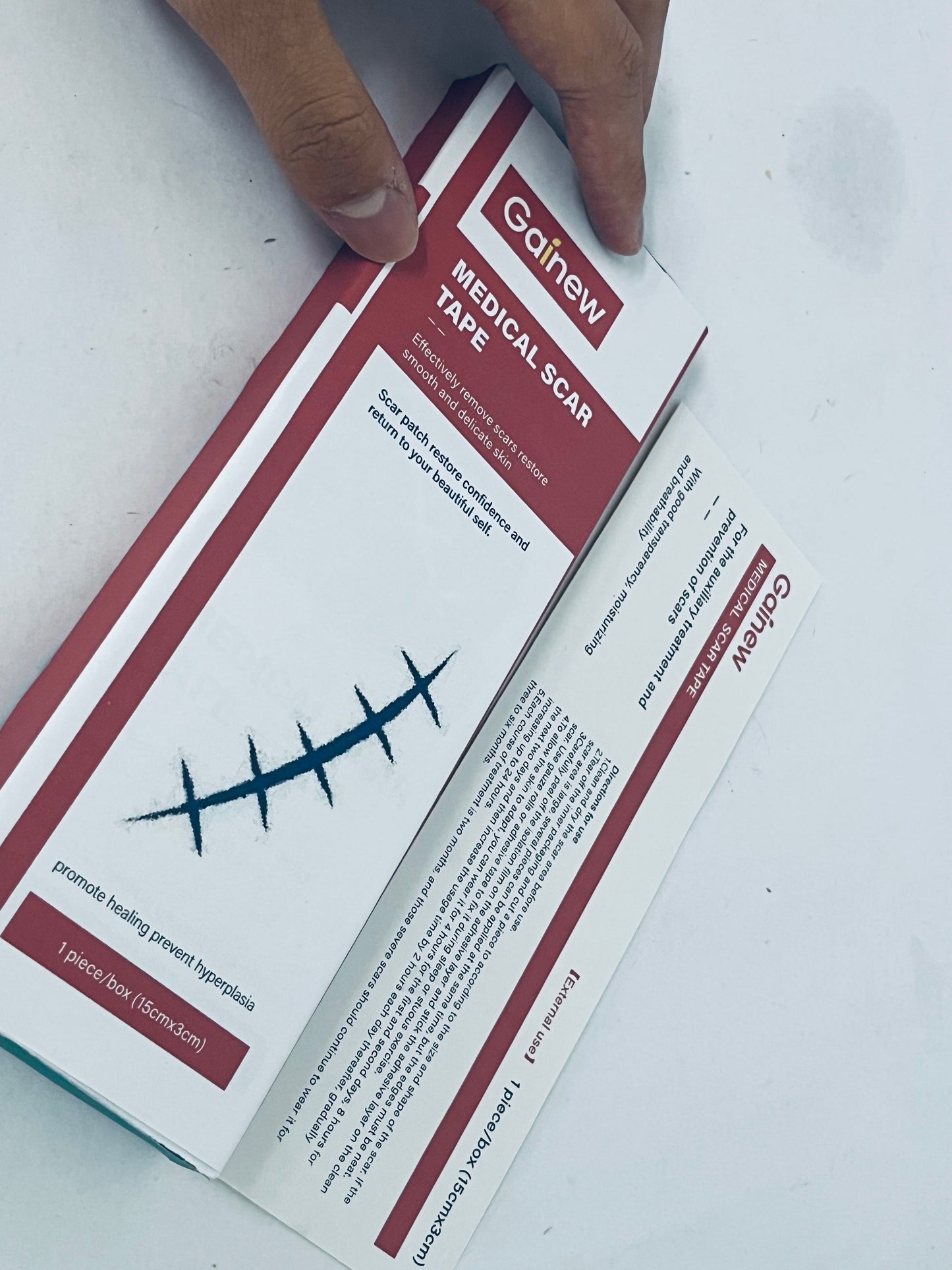 Gainew Medical Scar Tape - Effectively Remove Scars & Promote Healing, Restore Smooth Delicate Skin