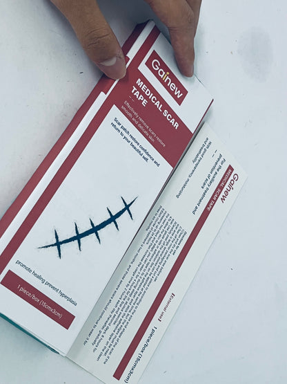 Gainew Medical Scar Tape - Effectively Remove Scars & Promote Healing, Restore Smooth Delicate Skin