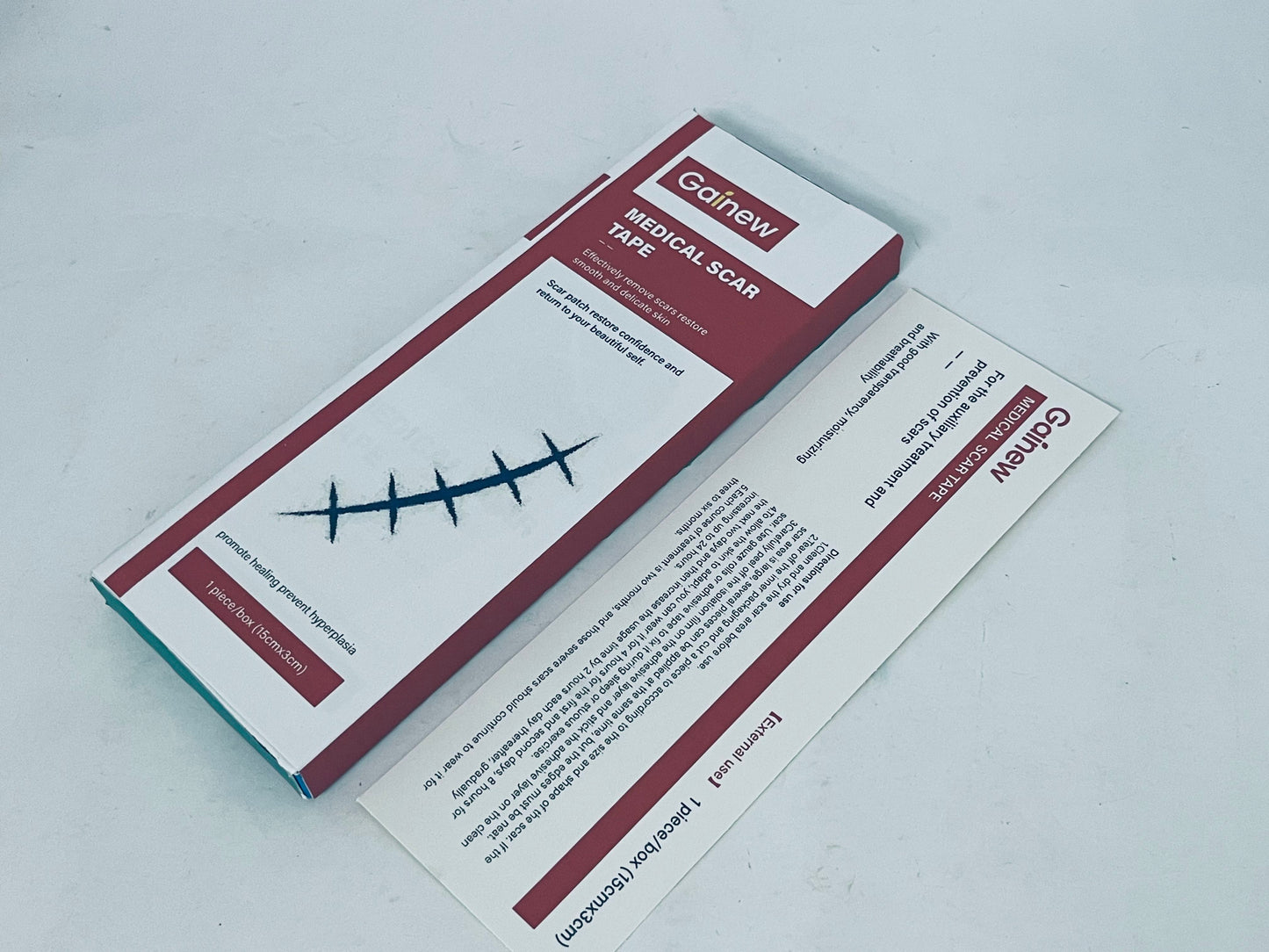Gainew Medical Scar Tape - Effectively Remove Scars & Promote Healing, Restore Smooth Delicate Skin