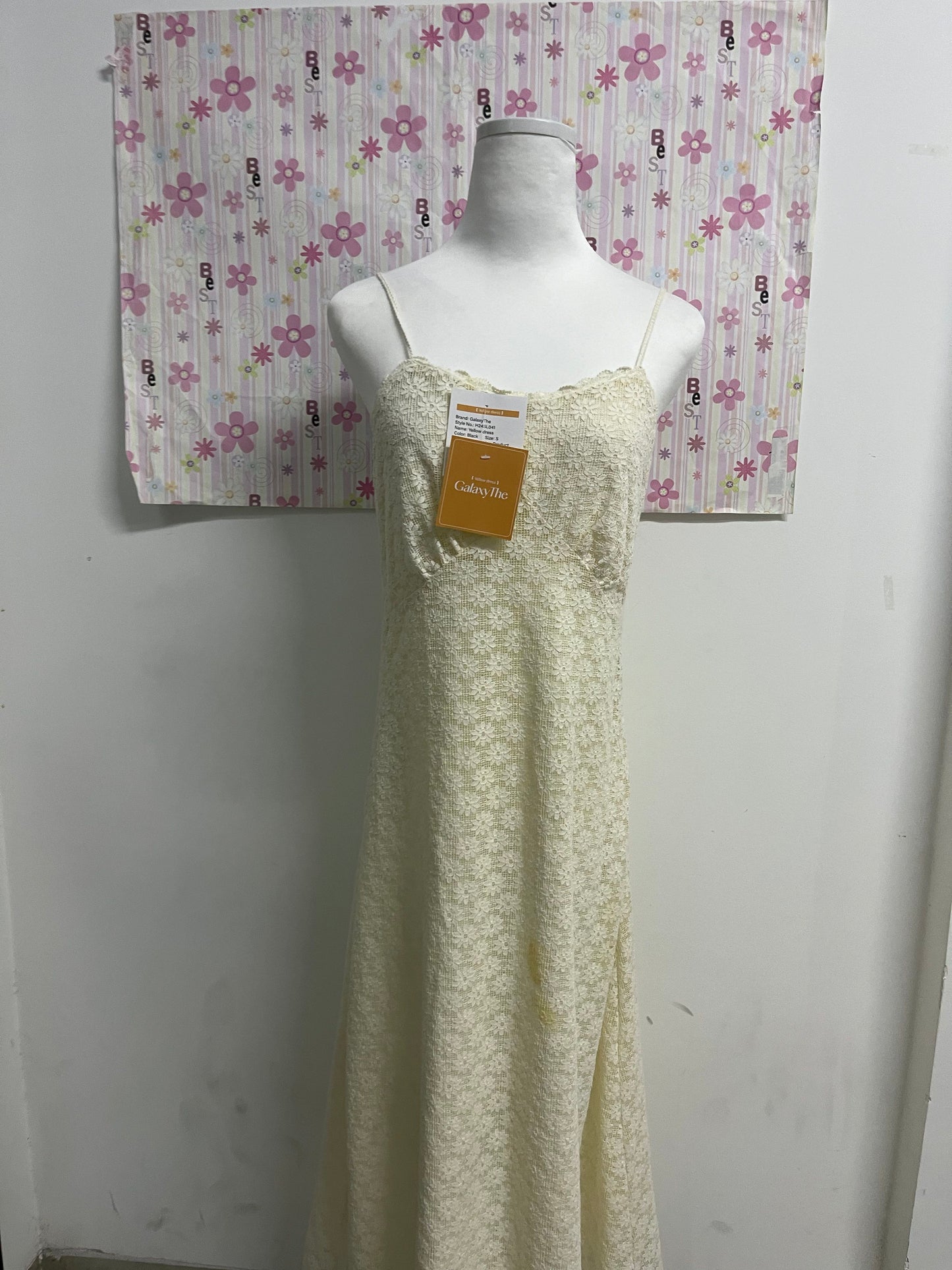 GalaxyThe Sundress for Women 2025 Summer Spaghetti Strap Sleeveless High Waist Beach Long Maxi Dresses