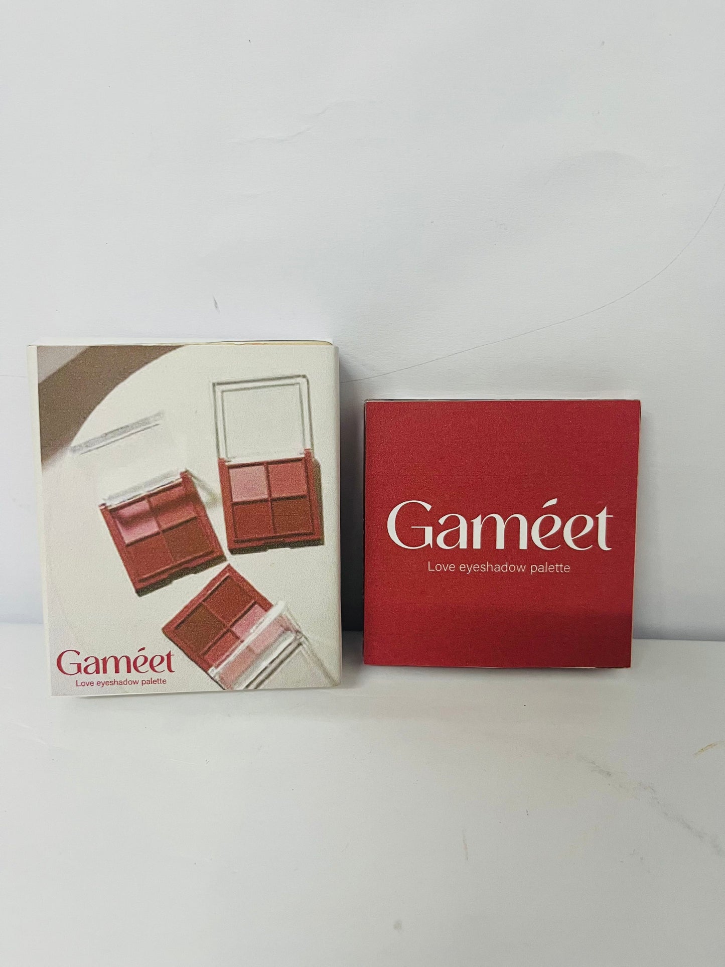 Gameet Eyeshadow Quads Blendable Glitter Matte Eyeshadow Palette,Nude Champagne Gold Orange Dark Coffee Sparkly Four Eyeshadow Palette Makeup,Everyday Nature Long-Lasting Waterproof Women Girls Eyeshadow 