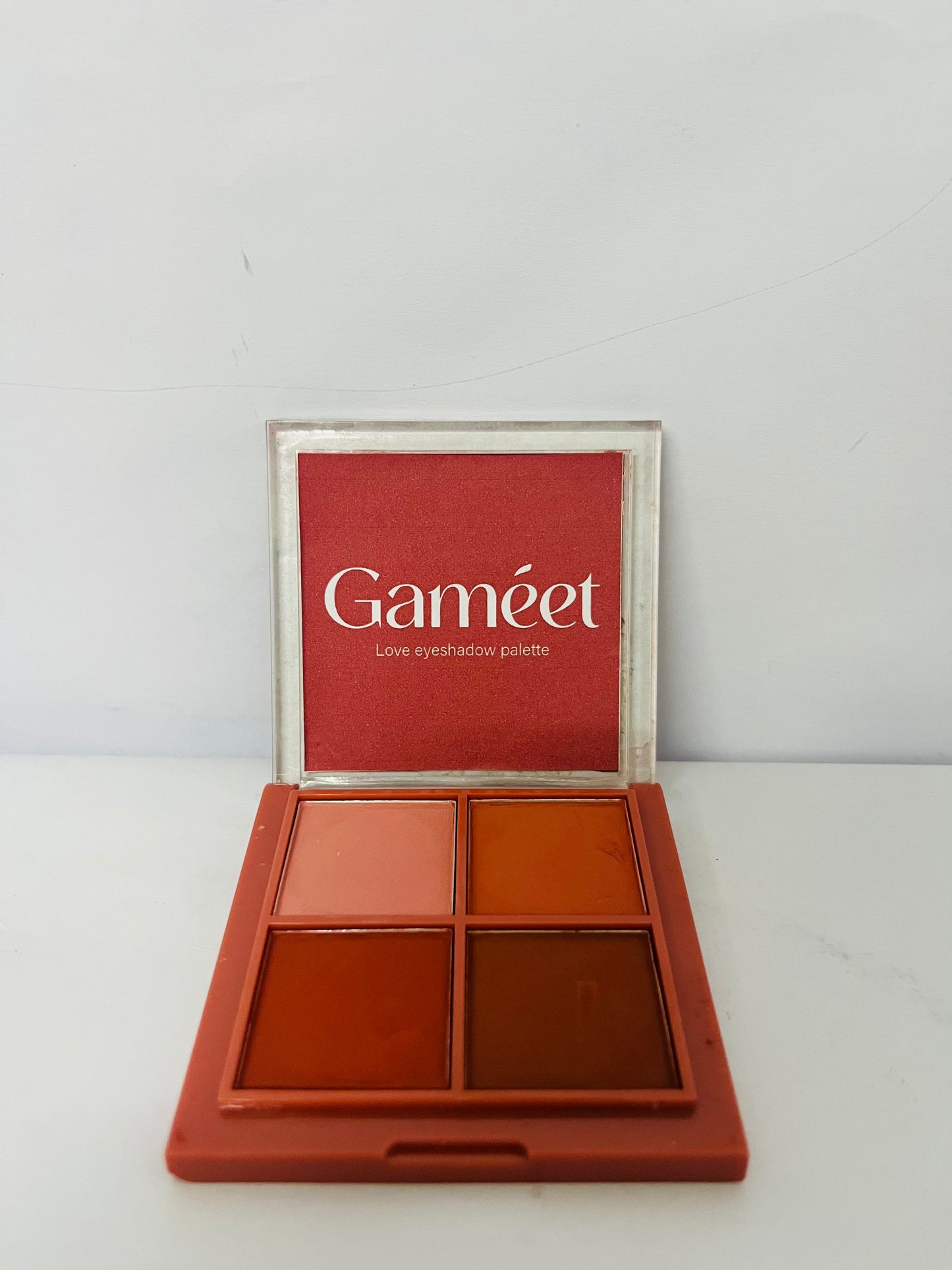 Gameet Eyeshadow Quads Blendable Glitter Matte Eyeshadow Palette,Nude Champagne Gold Orange Dark Coffee Sparkly Four Eyeshadow Palette Makeup,Everyday Nature Long-Lasting Waterproof Women Girls Eyeshadow 