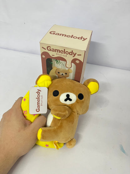 Gamelody Stuffed toys Mocha Plush 7" Inch Authentic Merchandise Adorable Cute Stuffed Bear Travel Sized Soft Gift for Any Occassion Friend Couples Holiday Birthday Cuddly Men Women Adult Unisex