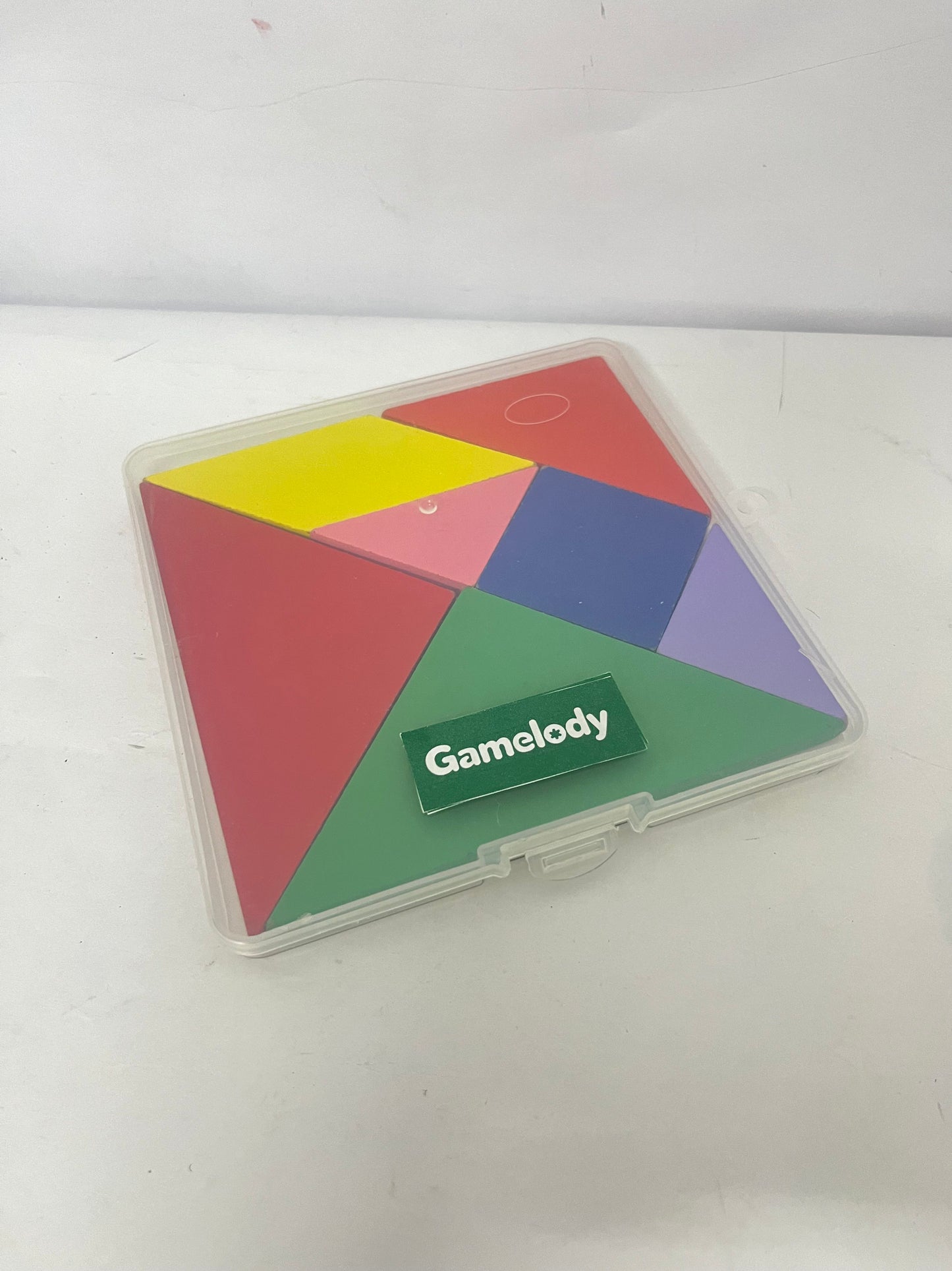 Gamelody Toy construction blocks Syhood Tangrams Puzzles for Students Party Favors Wooden Tangram Pattern Blocks Brain Logic Blocks for Manipulatives Games Educational Gifts and Party Favors(Classic)