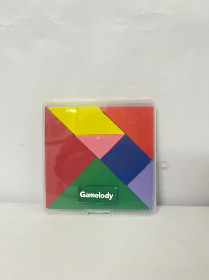 Gamelody Toy construction blocks Syhood Tangrams Puzzles for Students Party Favors Wooden Tangram Pattern Blocks Brain Logic Blocks for Manipulatives Games Educational Gifts and Party Favors(Classic)