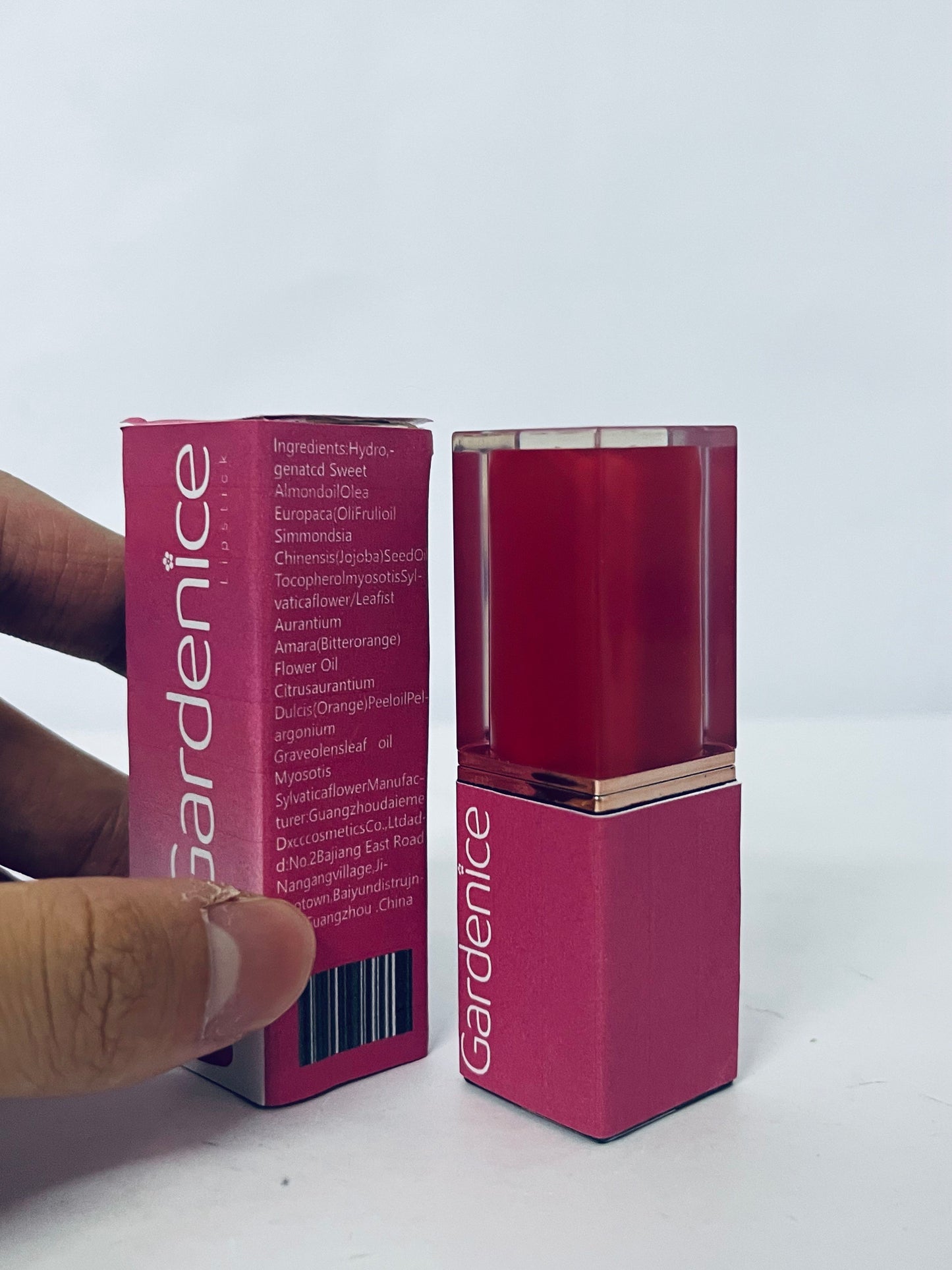 Gardenice Mineral Lipstick – Long-Lasting Natural Lip Color, Nourishing Mineral Wax Formula with Vitamin E & C, Sun-Protective, Non-Toxic, Paraben-Free, Cruelty-Free – Exposed