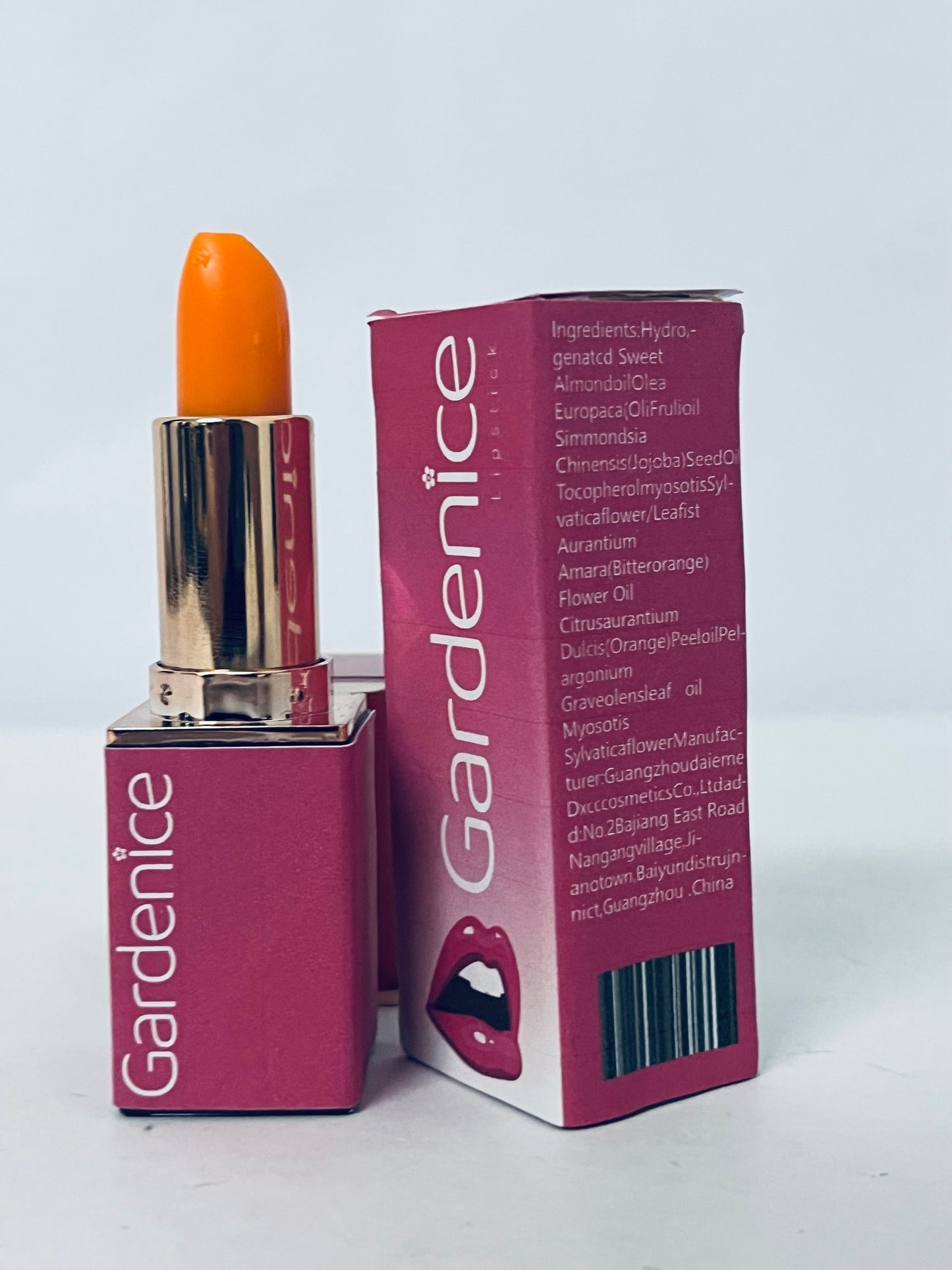 Gardenice Mineral Lipstick – Long-Lasting Natural Lip Color, Nourishing Mineral Wax Formula with Vitamin E & C, Sun-Protective, Non-Toxic, Paraben-Free, Cruelty-Free – Exposed