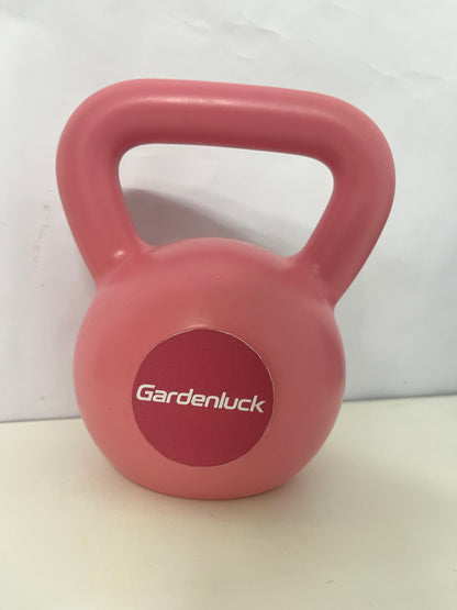[Gardenluck Kettlebells]- Color Coated 1Kg Kettlebell - Home Fitness Dumbbell for Women
