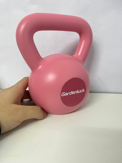 [Gardenluck Kettlebells]- Color Coated 1Kg Kettlebell - Home Fitness Dumbbell for Women