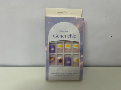 Genetichic Cute Fun Fake Nails Exquisite Item for Fingertip Lovely Atmosphere