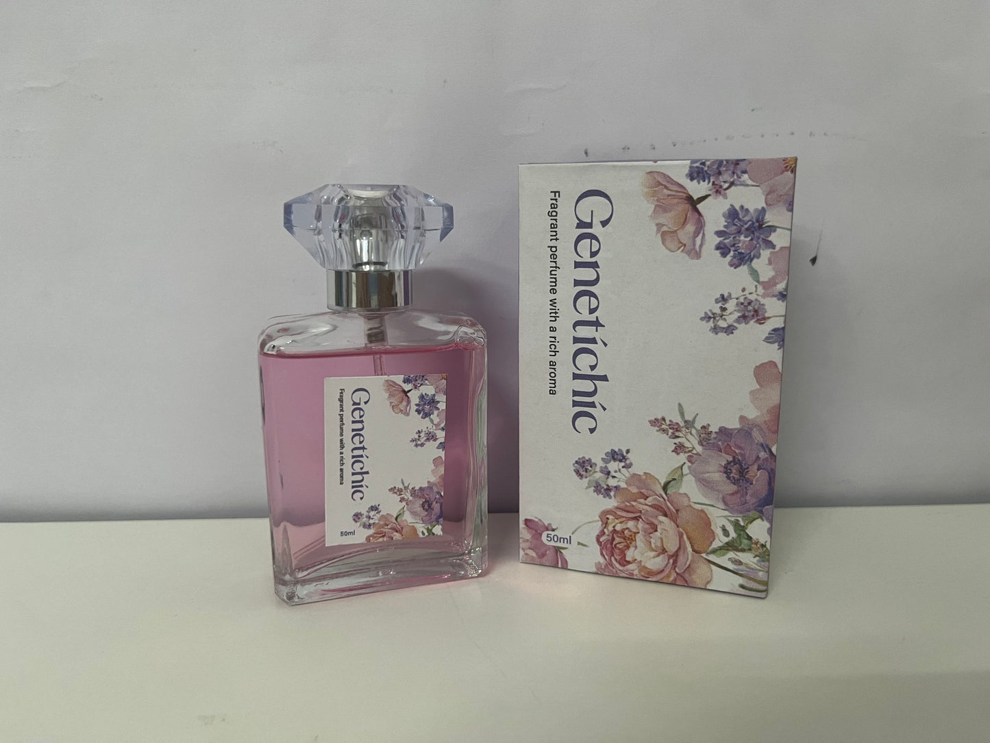 Genetichic Pink Floral Extract Perfume Sweet & Romantic Atmosphere Fragrance