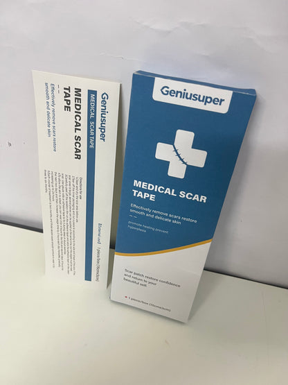 Geniusuper Medical dressings Medical Scar Tape Fade Scars Promote Healing A Repair Tool for Smooth Skin