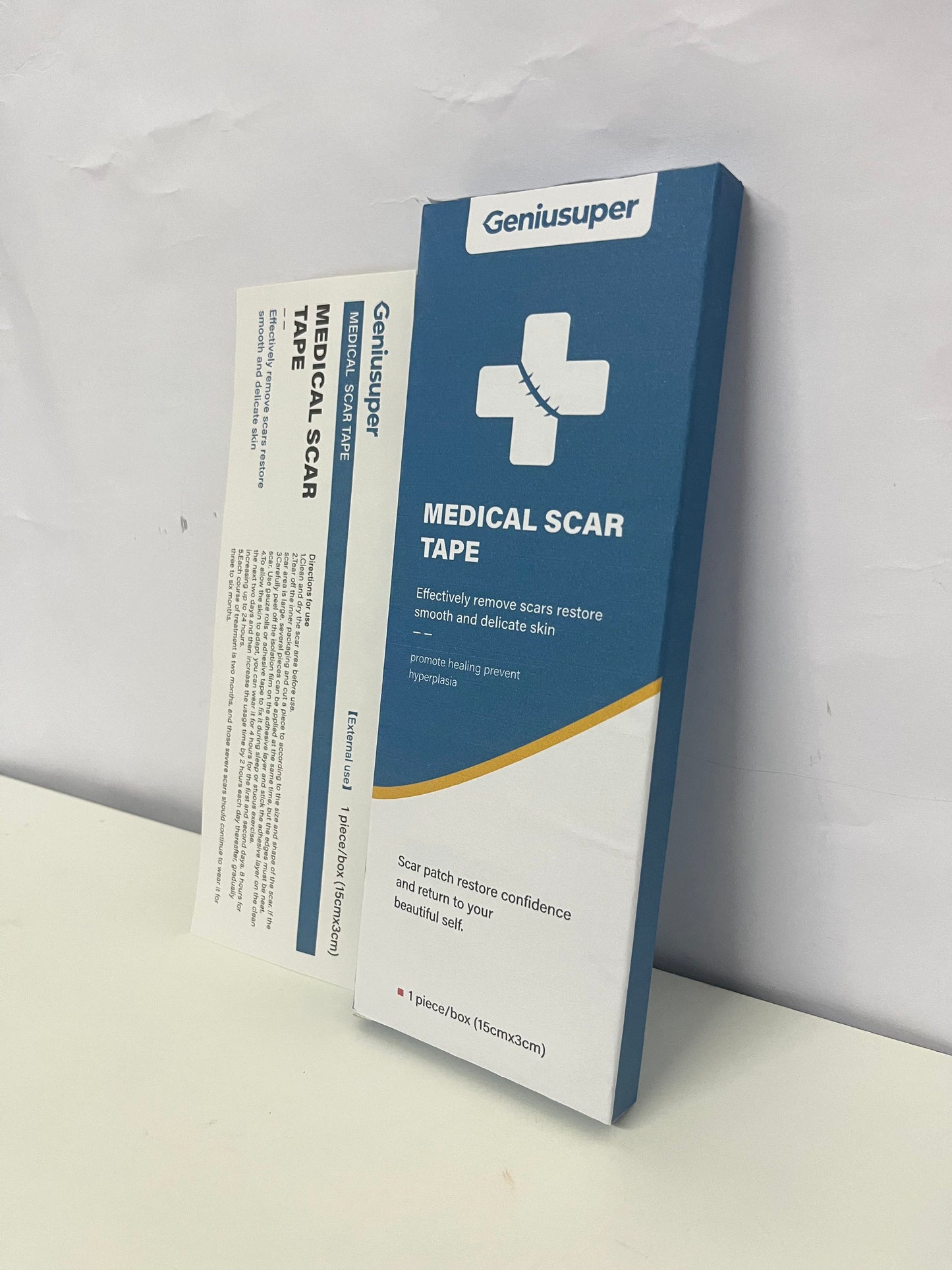 Geniusuper Medical dressings Medical Scar Tape Fade Scars Promote Healing A Repair Tool for Smooth Skin