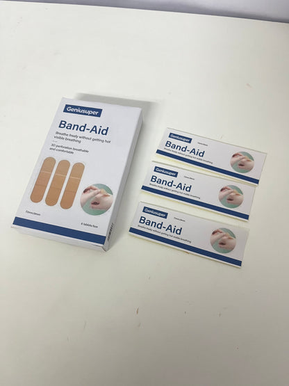 Geniusuper Adhesive bandages Breathable Band-Aid 3D Perforated Comfortable & Skin-Friendly A Considerate Guardian for Daily Small Wounds
