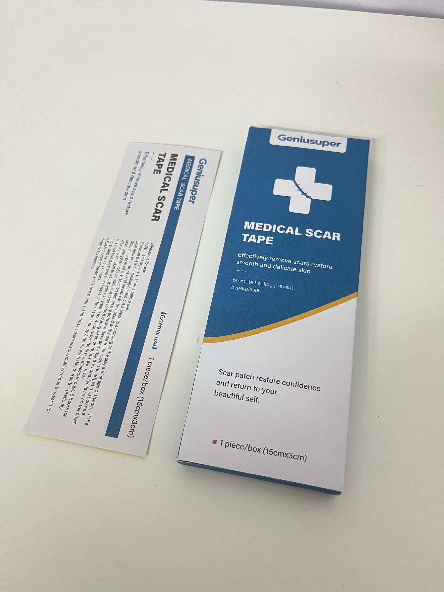Geniusuper Medical dressings Medical Scar Tape Fade Scars Promote Healing A Repair Tool for Smooth Skin