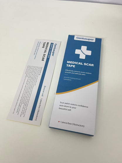 Geniusuper Medical dressings Medical Scar Tape Fade Scars Promote Healing A Repair Tool for Smooth Skin