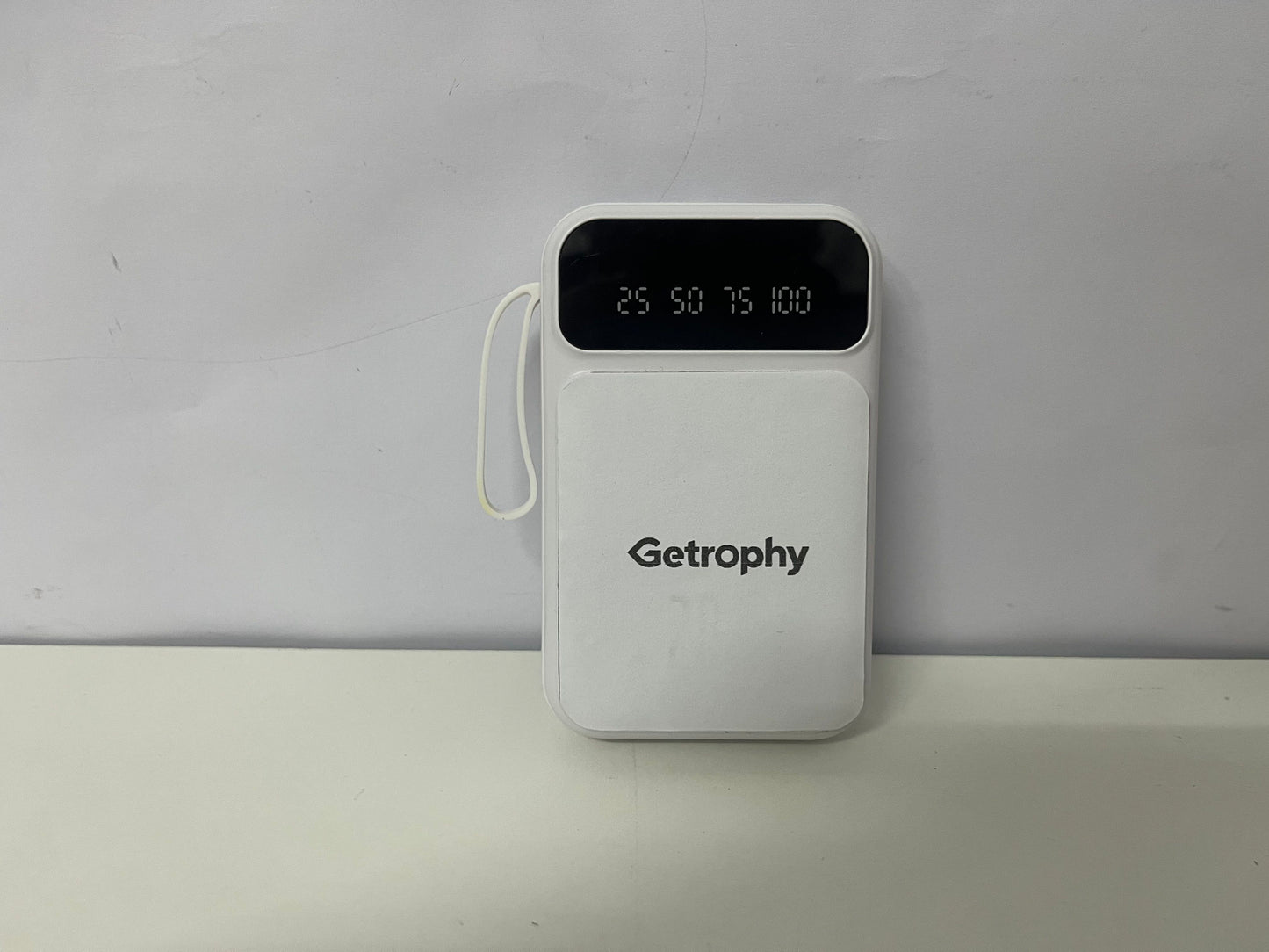 [Getrophy Portable power chargers]-Mini Built-in Cable Power Bank - 5000mAh High Capacity Portable Fast Charging Power Bank