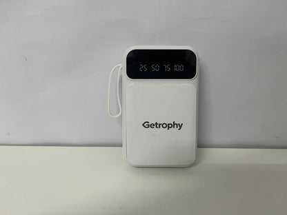 [Getrophy Portable power chargers]-Mini Built-in Cable Power Bank - 5000mAh High Capacity Portable Fast Charging Power Bank