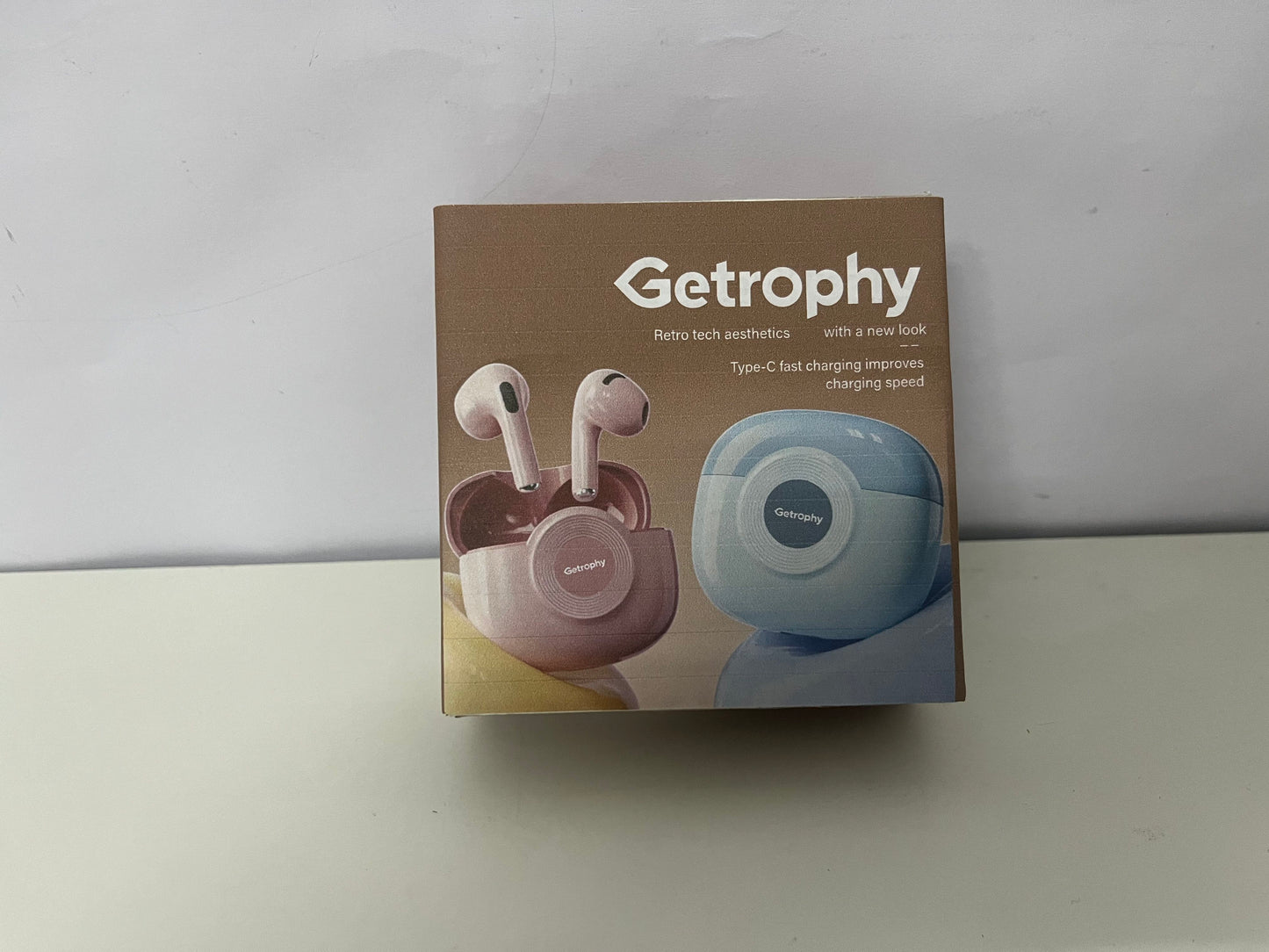 [Getrophy Earphones]-Retro Wireless Bluetooth Earbuds - High Aesthetic Semi-In-Ear Music Headphones
