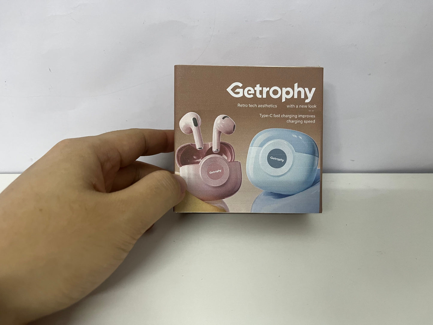 [Getrophy Earphones]-Retro Wireless Bluetooth Earbuds - High Aesthetic Semi-In-Ear Music Headphones