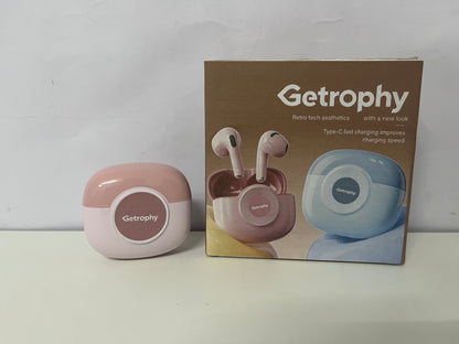 [Getrophy Earphones]-Retro Wireless Bluetooth Earbuds - High Aesthetic Semi-In-Ear Music Headphones
