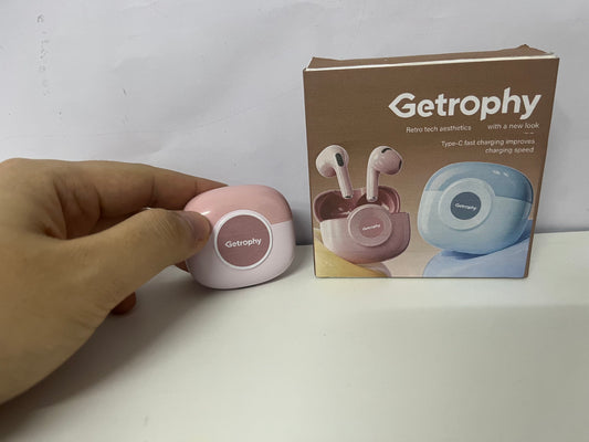[Getrophy Earphones]-Retro Wireless Bluetooth Earbuds - High Aesthetic Semi-In-Ear Music Headphones