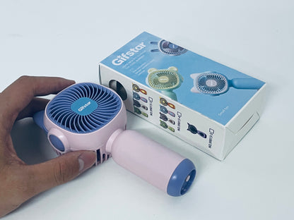 Gifstar Cute Pet Handheld Fan Lovely & Portable Multi-Speed Wind A Portable Companion for Summer Coolness