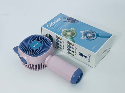 Gifstar Cute Pet Handheld Fan Lovely & Portable Multi-Speed Wind A Portable Companion for Summer Coolness