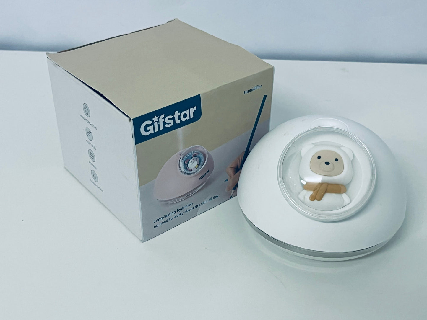 Gifstar Cute Pet Desktop Humidifier Long-Lasting Hydration Quiet Humidification A Moist Companion for Home and Office