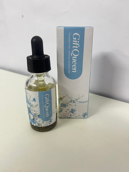 GiftQueen Floral Essential Oil, Brightening & Tendering Skin, Plant-Extracted, Dropper Design, Aromatic Care Oil