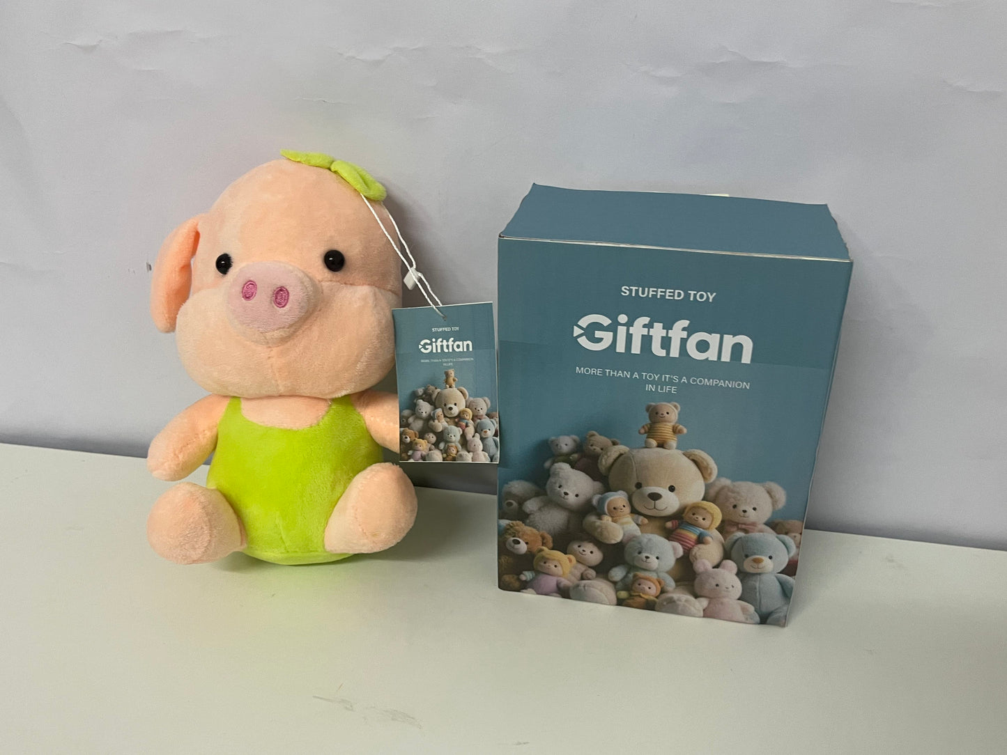 Giftfan Cute Dressed Pig Stuffed Toy - Soft Comfort Plush Doll
