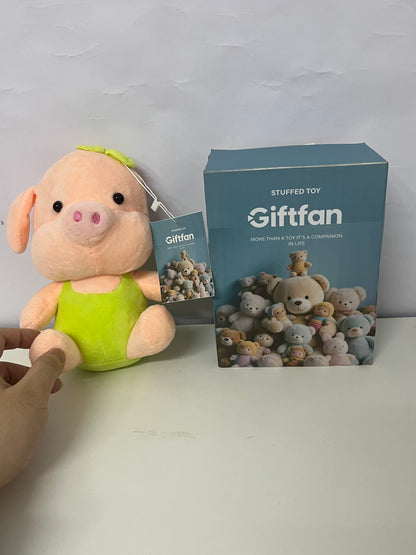 Giftfan Cute Dressed Pig Stuffed Toy - Soft Comfort Plush Doll