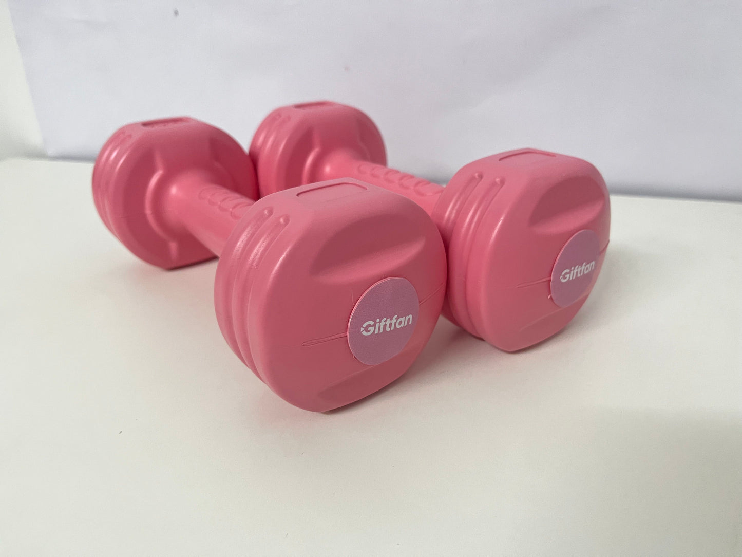 Giftfan Pink Home Dumbbells - Women's Fitness Light Dumbbells with Non-Slip Handle for Shaping Training