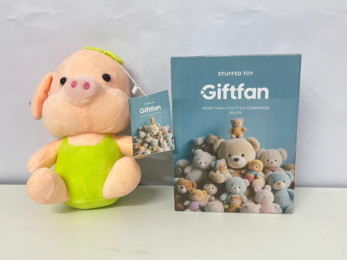 Giftfan Cute Dressed Pig Stuffed Toy - Soft Comfort Plush Doll