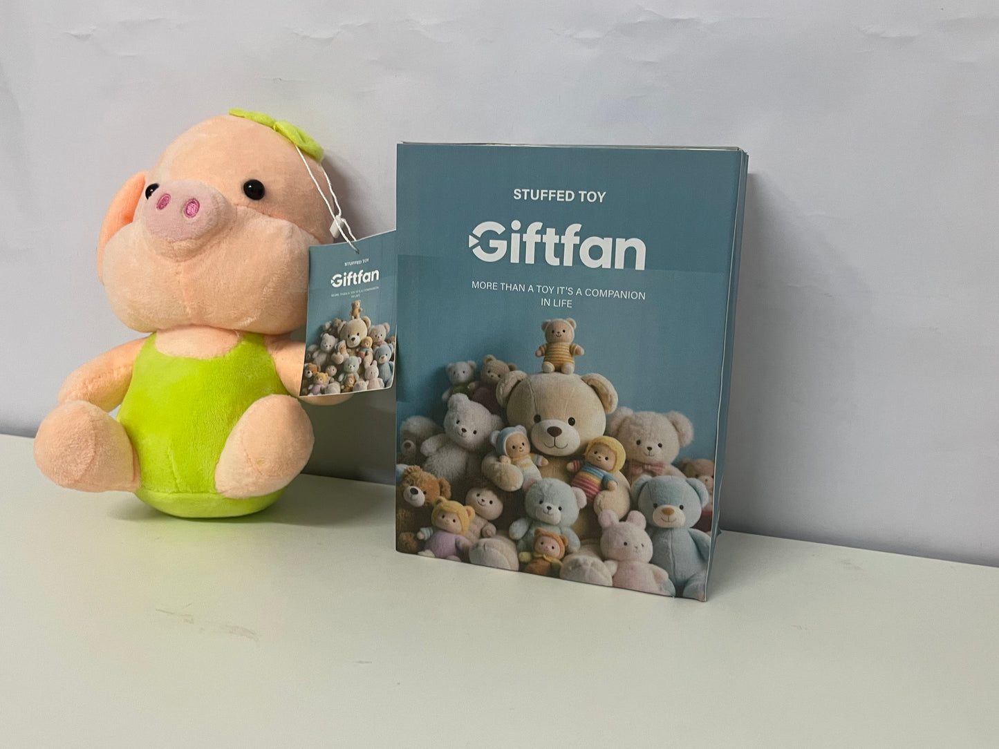 Giftfan Cute Dressed Pig Stuffed Toy - Soft Comfort Plush Doll