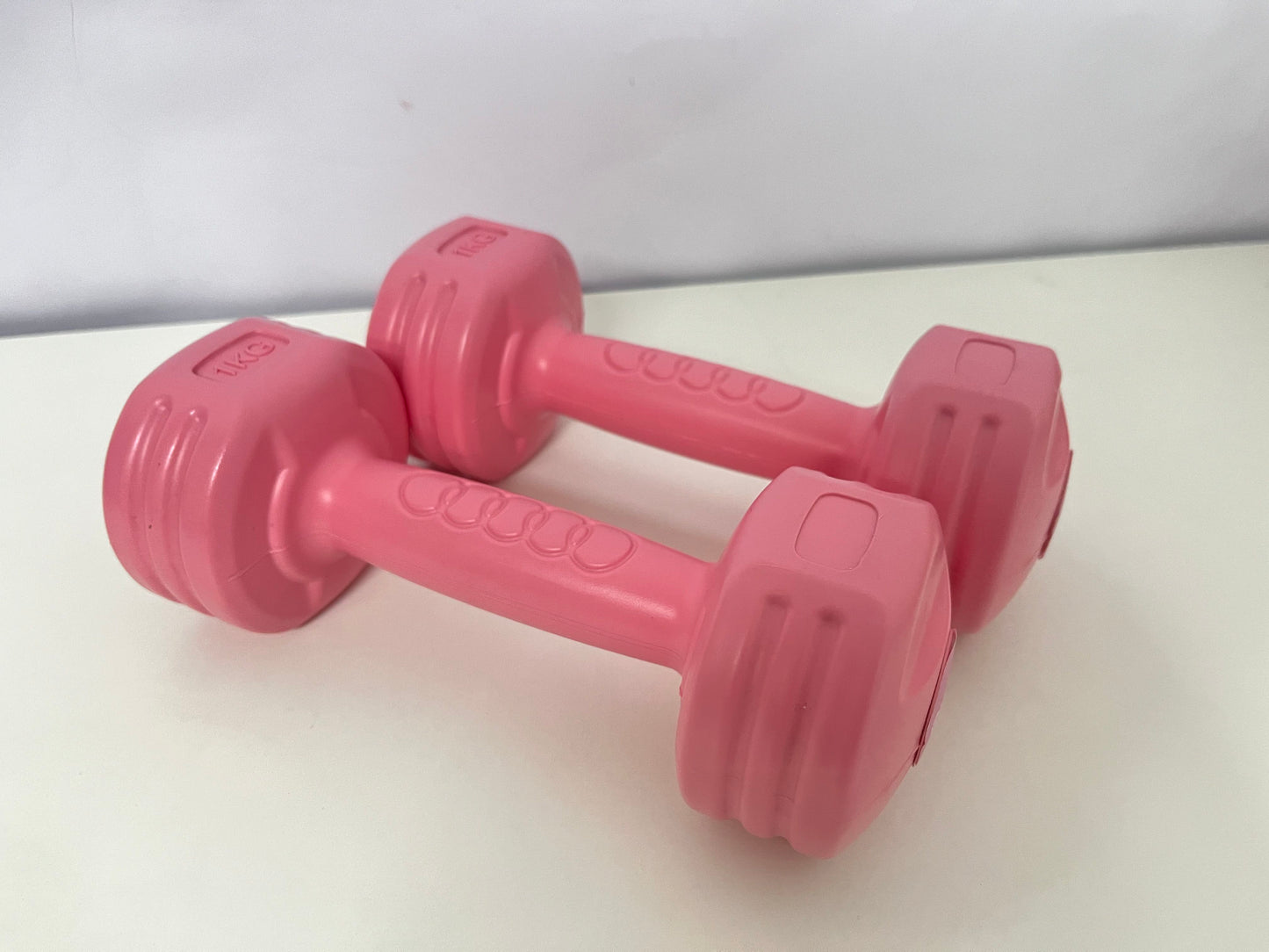 Giftfan Pink Home Dumbbells - Women's Fitness Light Dumbbells with Non-Slip Handle for Shaping Training