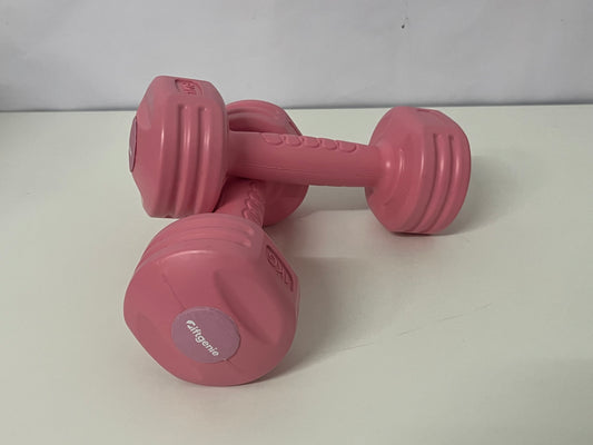 【Giftgenie Pink Dumbbells】——Stylish & Practical Fitness Companion for Home Workouts