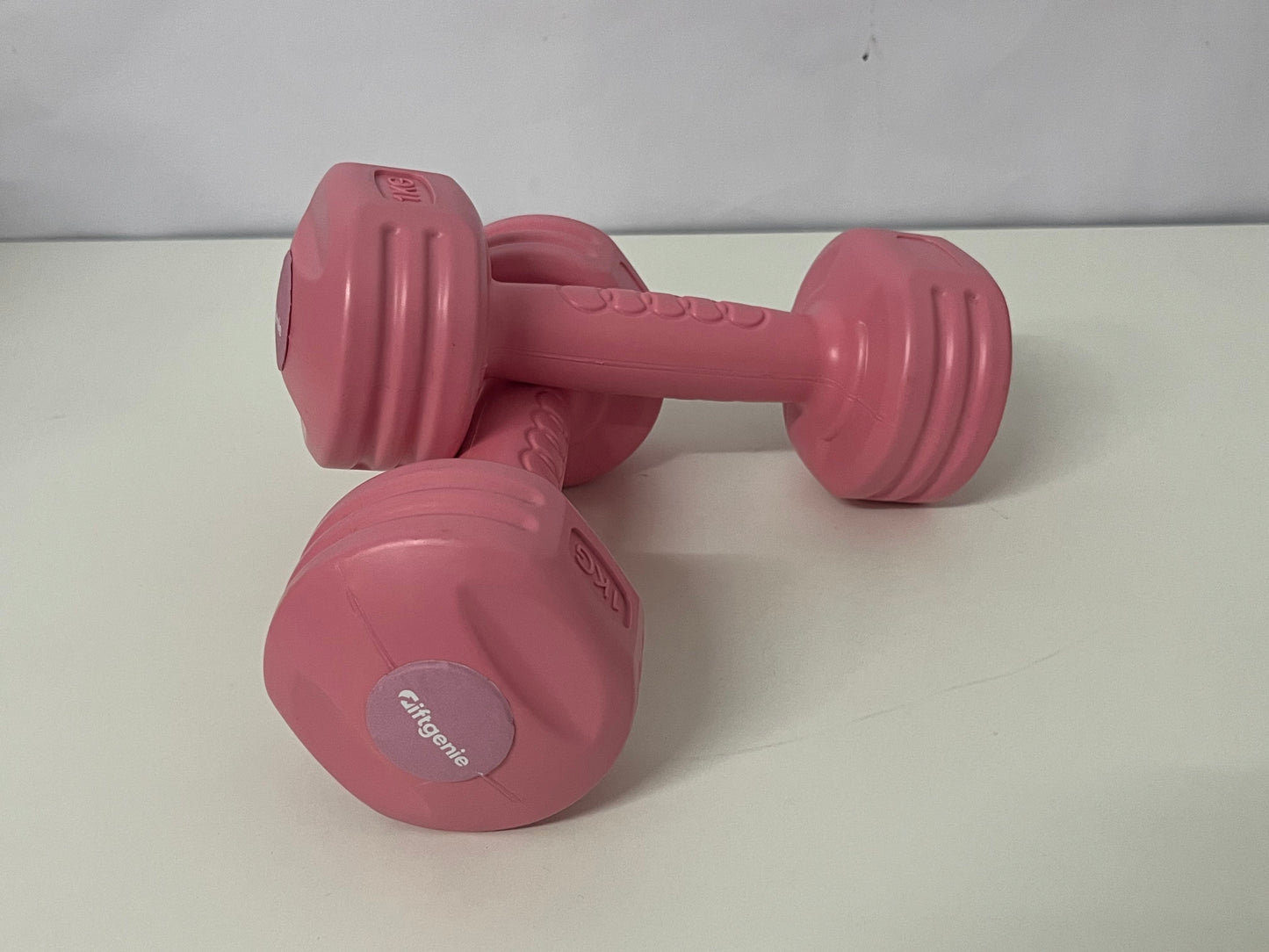 【Giftgenie Pink Dumbbells】——Stylish & Practical Fitness Companion for Home Workouts