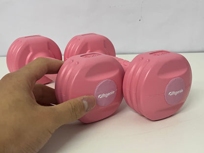 【Giftgenie Pink Dumbbells】——Stylish & Practical Fitness Companion for Home Workouts