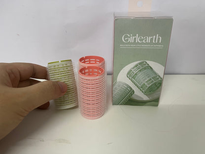 【Girlearth Non-Electric Hair Rollers】—— Gentle Styling Tool for Effortless Curls