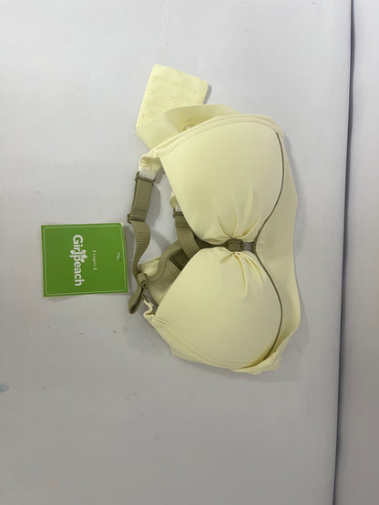 Girlpeach  Bras for Women Molded Cup Comfort Seamless Push up No Underwire V-Neck Everyday Bra A to D Cup