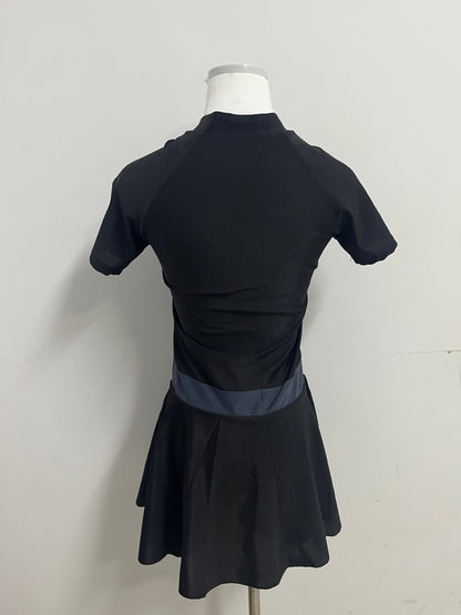  Givery Stylish Short-Sleeve One-Piece Swimsuit
